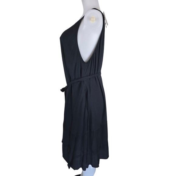 Torrid Black Sleeveless Belted Slip Dress Business Work Dress 3/3X NWT - Picture 4 of 7